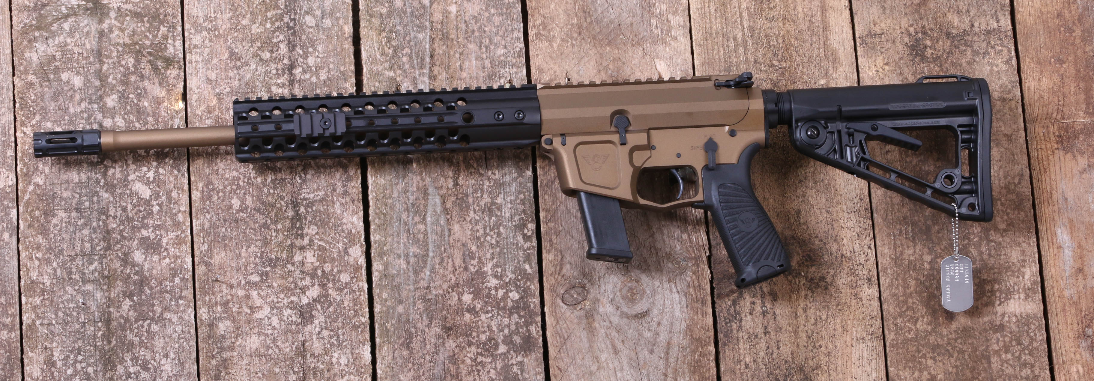 Wilson Combat AR9G Glock Receiver 9mm Rifle 16" Burnt Bronze * FREE Shipping