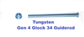 CARVER Tungsten Guide Rod Uncaptured Glock Gen 4 G34/35