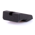 Dawson S&W M&P .22 Black Serrated Fixed Rear Sight with .125 Notch, Match with .160 Tall Front