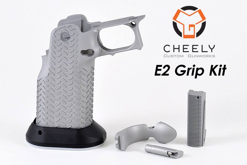 Cheely Custom E2 Grip Kit Stainless