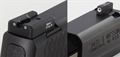 Dawson Precision S&W M&P Shield Fixed Charger Sight Set - Tritium Rear & Tritium Front