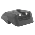 Kensight (DFS) 1911 Sights Fixed Rear Combat Sight, Artic White Dot, Recessed Blade - Fits Novak LoMount Sight Dovetail Cut