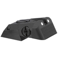 Kensight (DAS) 1911 Sights Adjustable Rear Combat Sight White Dot, Serrated Blade - Fits Novak LoMount Sight Dovetail Cut