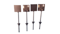 Gunfighter Targets 6x6 Quick Flip Auto Reset Set of 4