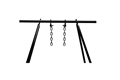 Gunfighter Targets Gong Stand Kit