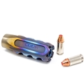 CODA Fury Titanium Compensator for AR-15 - 9MM - Flame Anodized