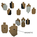 JV Training 10-Pack Magnetic Dry Fire Target-USPSA