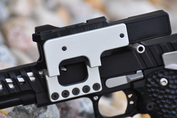 Cheely Custom C-More Scope Mount – Silver | Precision Optic Mount for ...