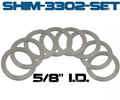 Barrel Shim Set 5/8” ID 
