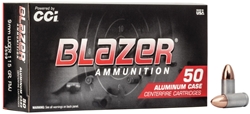 CCI Blazer Aluminum 9mm Luger 115GR