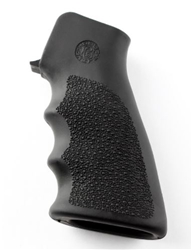 Hogue AR-15 / M16: OverMolded Rubber Grip with Finger Grooves - Black