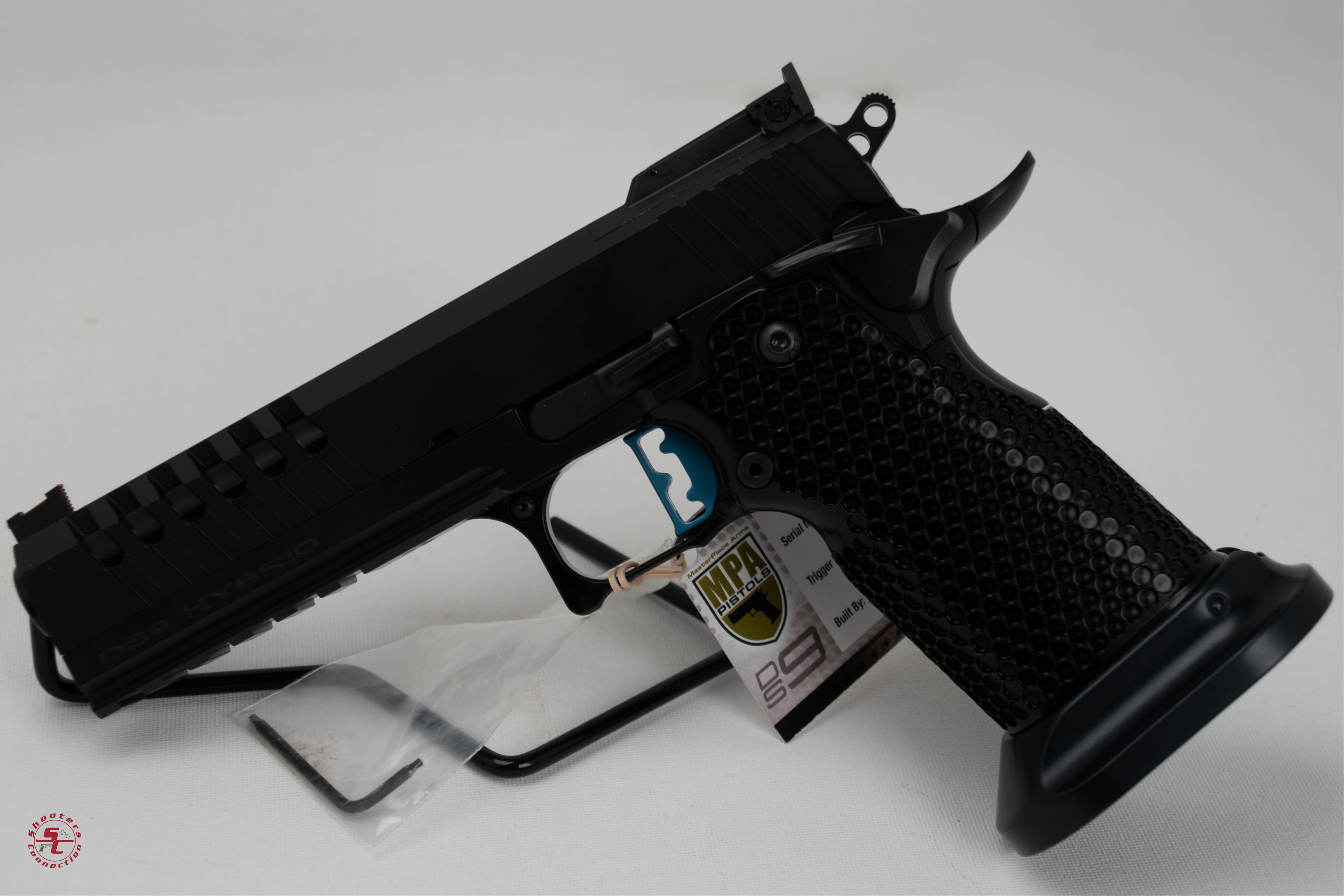 Masterpiece Arms DS9 Hybrid Comp Pistol Blue Trigger