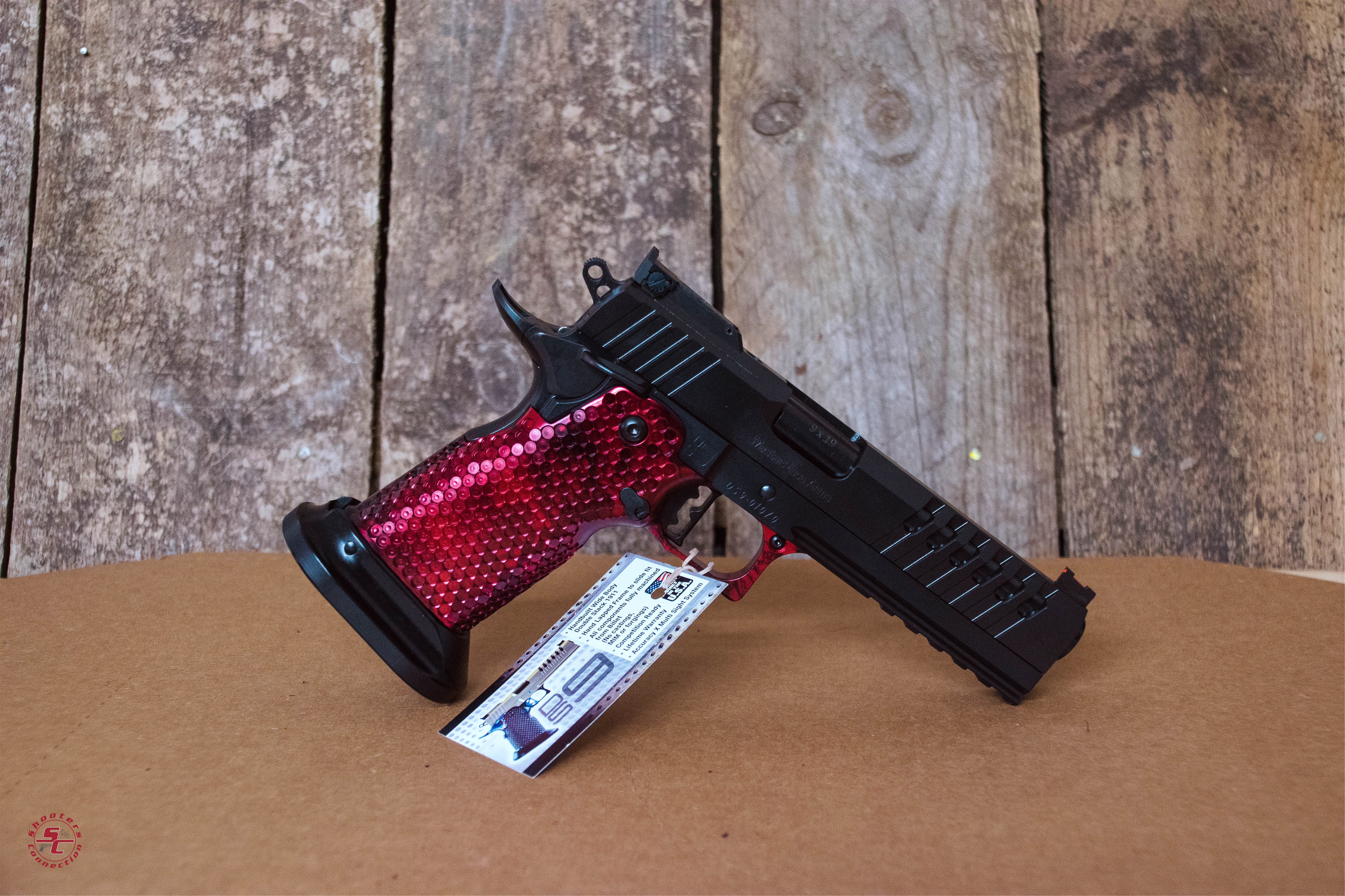 Masterpiece Arms DS9 Hybrid Comp Pistol Red Grip