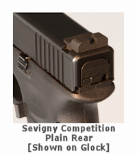 Warren Tactical Glock Sevigny Competition Plain Front &amp; Rear