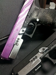 SJC Black Glock Frame Weight with Thumb Rest