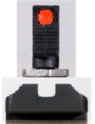 Warren Tactical Glock Plain Rear with Fiber Optic Front-Mix .215Tx115W