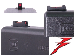 Dawson Fiber Front Glock Sight .205 tall
