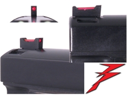 Dawson Fiber Optic  Front Sight for CZ Shadow, .195" Tall x .095" Wide