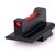 Dawson Fiber Front Sight .240 Tall x .100 Wide DP Fixed Rear - S&W M&P Sight