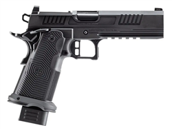 Alpha Foxtrot ROMULUS 9MM 5IN MOS ADAPTER BULL RAMPED DLC BLACK Aluminum Grip