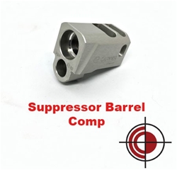 CARVER 2 Port Comp for M&P Factory Threaded Full Size Barrel (9MM)