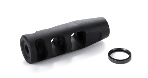 JP Standard-Profile Compensator 1/2-28 TPI .750 OD .281 Exit Matte Black