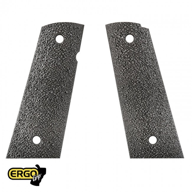 ERGO XTR SQUARE BOTTOM HARD RUBBER 1911 GRIP (BLACK)