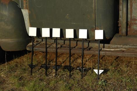 Gunfighter Targets Reactive 4x4 Set of 6