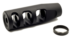 JP Tactical Competition Series Compensator 5/8-24 TPI .750 OD .350 Exit Matte Black
