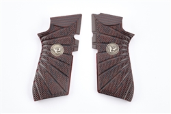 Wilson Combat EDC X9 Grips, Black Cherry G10, Aggressive Starburst Pattern