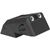 Kensight (DAS) 1911 Sights Adjustable Rear Combat Tritium Night Sights, Serrated Blade - Fits Novak LoMount  Sight Dovetail Cut