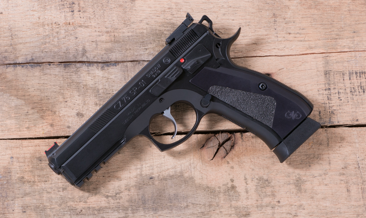CZ 75 SP01 Shadow Custom BLACK 9mm Adjustable Rear Sight