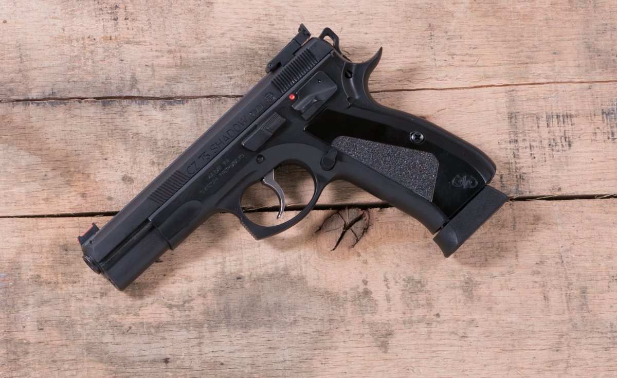 CZ 75 SHADOW Custom  Black 9mm Adjustable Rear