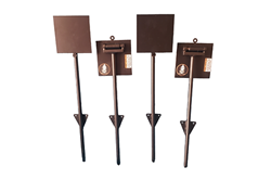 Gunfighter Targets Quick Flip 6x6 Set of 4