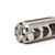 CODA Fury Titanium Compensator for AR-15 - 9MM - Hybrid Finish