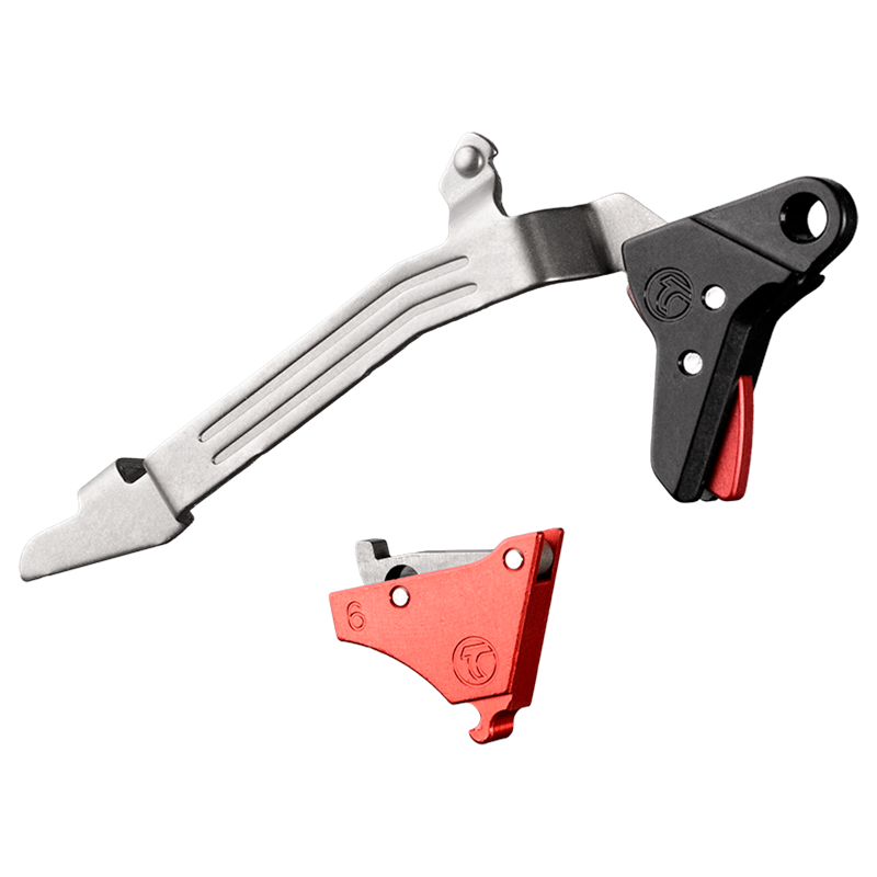Timney Triggers, Alpha Competition Trigger, For Glock 17 Gen 6 Red