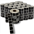 Target Pasters -5 Roll pak- BLACK Full Case