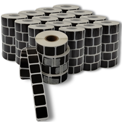 Target Pasters -5 Roll pak- BLACK Full Case