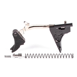 ZEV PRO TRIGGER 9MM CURVED FACE UPGRADE DROP-IN KIT FOR GLOCK 4TH GEN W BLACK SAFETY