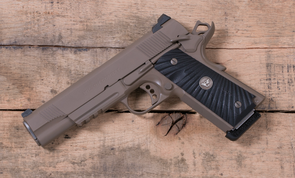 Wilson Combat CQB .45 ACP Light-Rail, Tan
