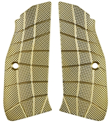 LOK Grips CZ Shadow 2 Thin Grid LOK Aggressive Brass