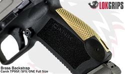 LOK Canik TP9SFX Backstrap - Brass Black