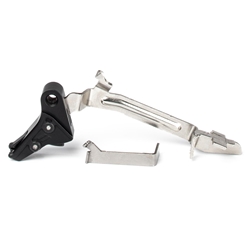 ZEV PRO FLAT FACE TRIGGER BAR KIT, SMALL, BLK/BLK