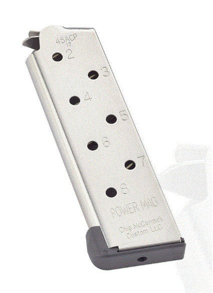 CMC Power Mag COMPACT 1911, .45 ACP, 8 ROUND, STAINLESS