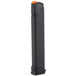 Glock Magazine 9mm Model 17/34, 33rd Orange Follower