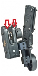 Super Ghost Holster White Plastic Screw Small