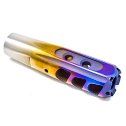 CODA MPX Carbine Fury Titanium Compensator - Flame Anodized
