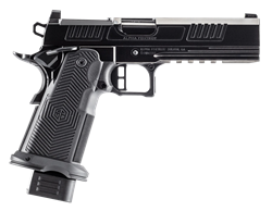 Alpha Foxtrot ROMULUS 9MM 5IN MOS ADAPTER BULL RAMPED POLISHED DLC BLACK 17 & 20RD