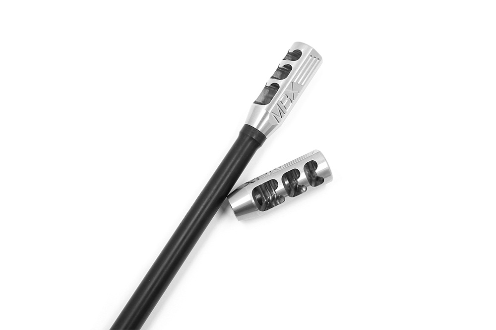 MBX Universal Stainless Steel Compensator 1/2x28 9mm - Enhance Shooting ...