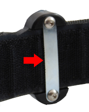 Double Alpha Belt Bracket Strap